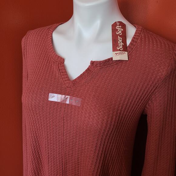Arizona Jean Co Rust Colored Top NWT - Picture 2 of 6